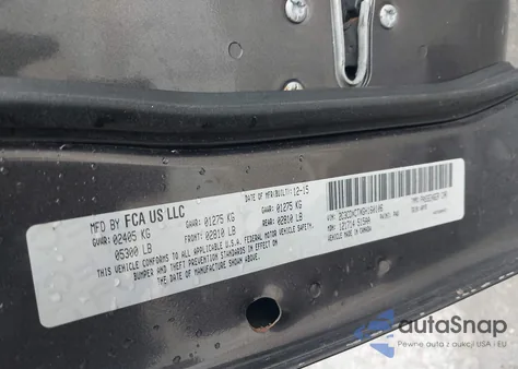 2016 Dodge Charger R/T from USA, damaged, VIN 2C3CDXCTXGH160106